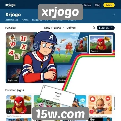 experiência de usuário no site xrjogo